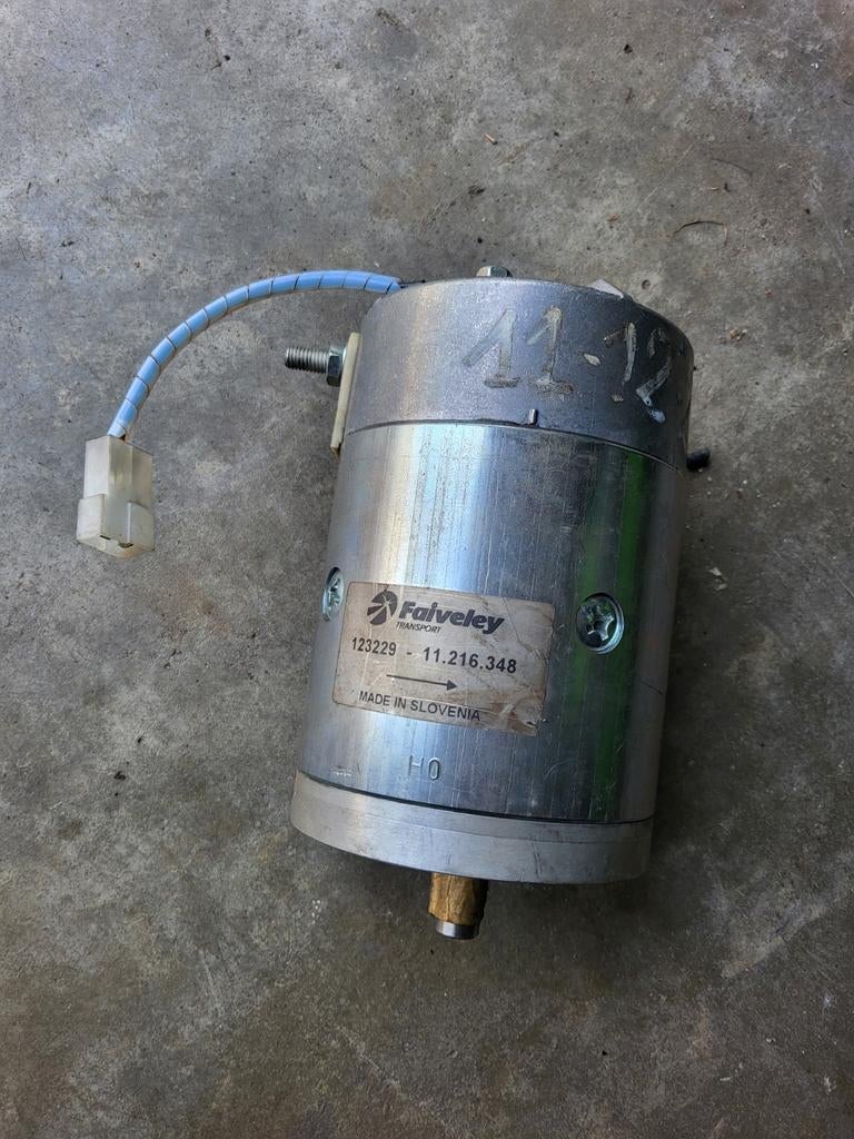 Falveley Transport Elektromotor 123229 - 11.216.348, Doe-het-zelf en Verbouw, Motoren, Ophalen of Verzenden, Gebruikt, Elektromotor