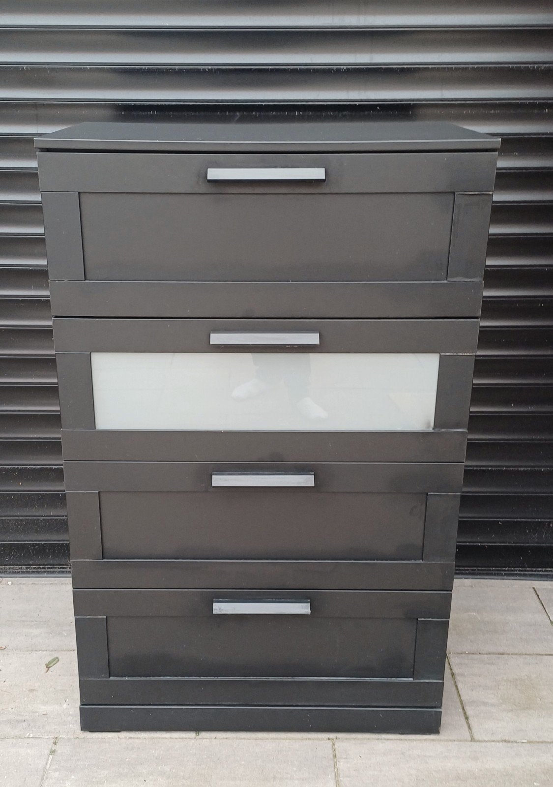 Prachtige zwarte ikea brimnes ladenkast/kast/ladekast, Zo goed als nieuw, 3 of 4 laden, Minder dan 100 cm, 25 tot 50 cm