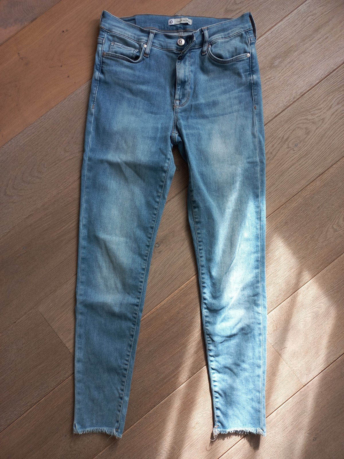 Lichtblauwe skinny jeans. Cup of Joe denim. W29/L28, Cup of Joe, W28 - W29 (confectie 36), Gedragen, Verzenden