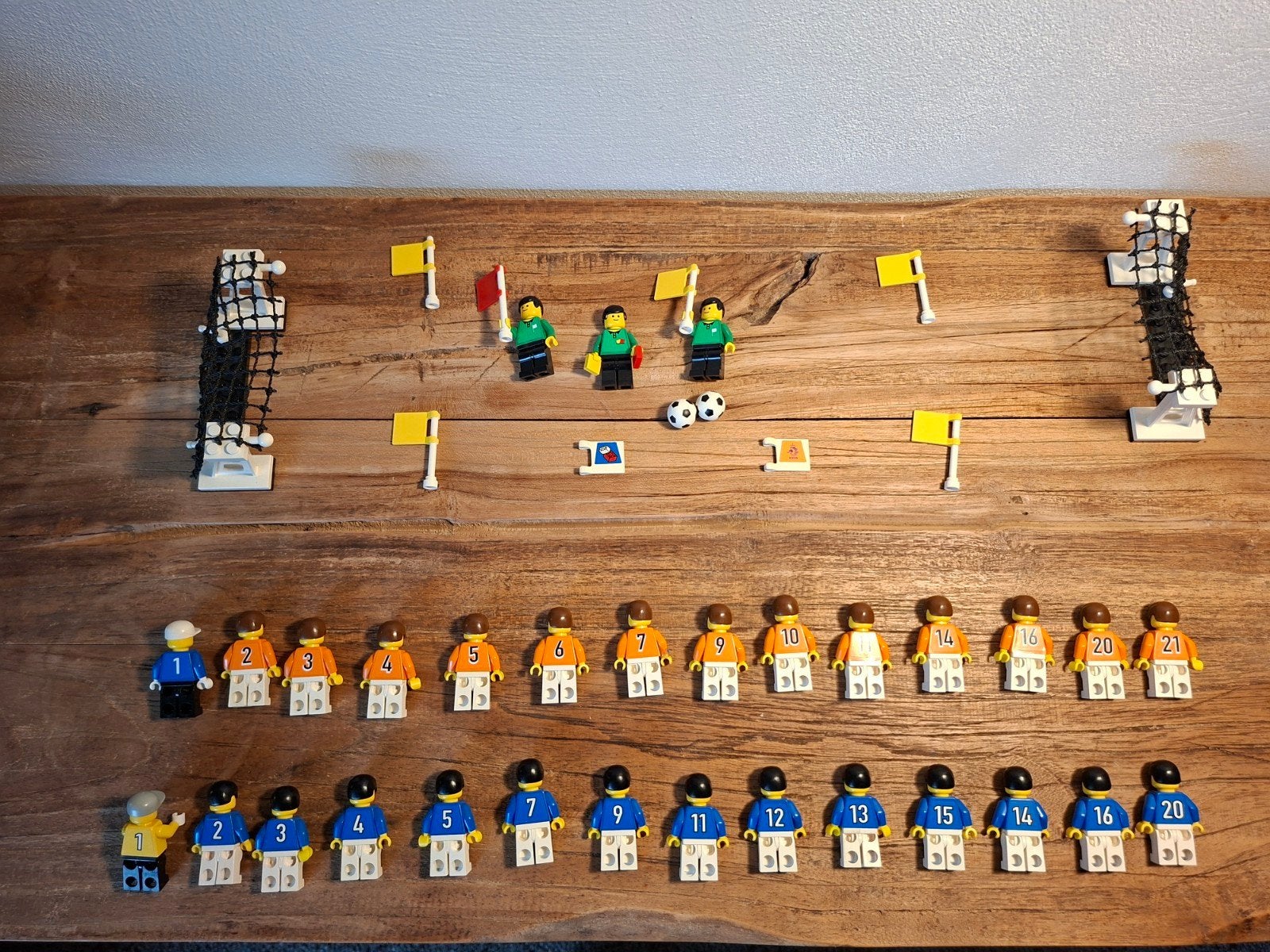 Lego System sports, 1998, voetbal figurines en accessoires, Gebruikt, Overige thema's, Lego, Ophalen of Verzenden