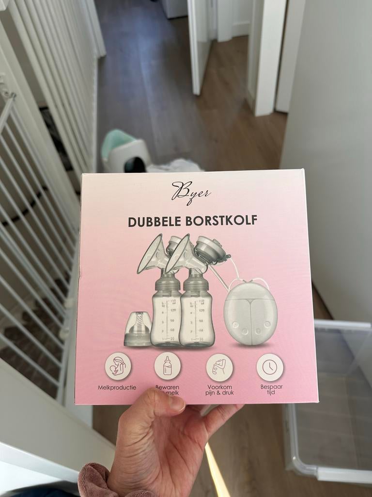 Byer Elektrische Dubbele Borstkolf, Ophalen of Verzenden, Zo goed als nieuw, Borstkolf