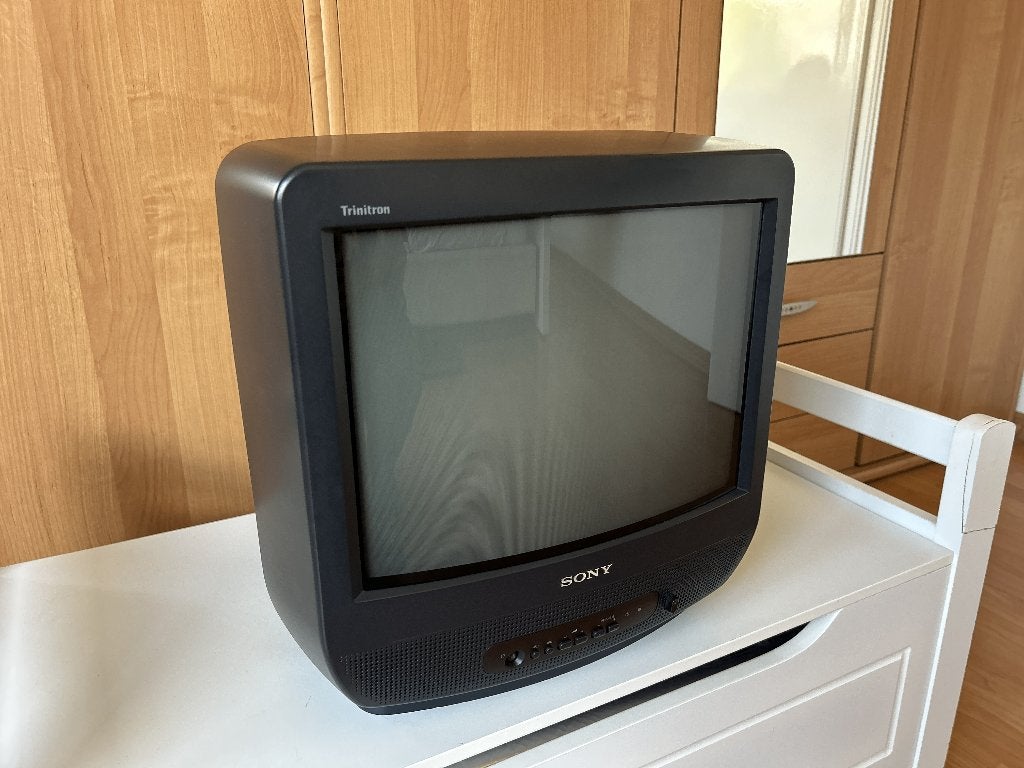 Sony Trinitron KV-M1450D CRT televisie, Ophalen, Zo goed als nieuw, Minder dan 40 cm, Sony