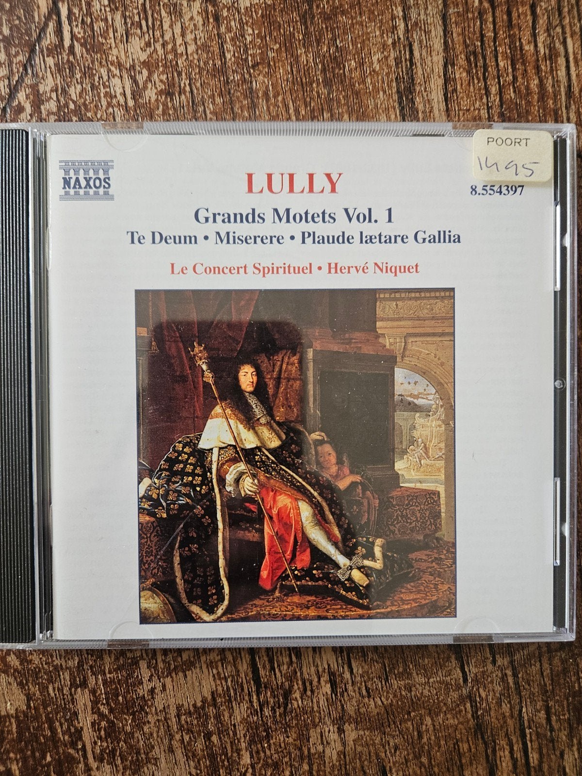 Lully - Grands Motets Vol. 1 - Le Concert Spirituel CD, Cd's en Dvd's, Ophalen of Verzenden, Barok, Zo goed als nieuw, Vocaal