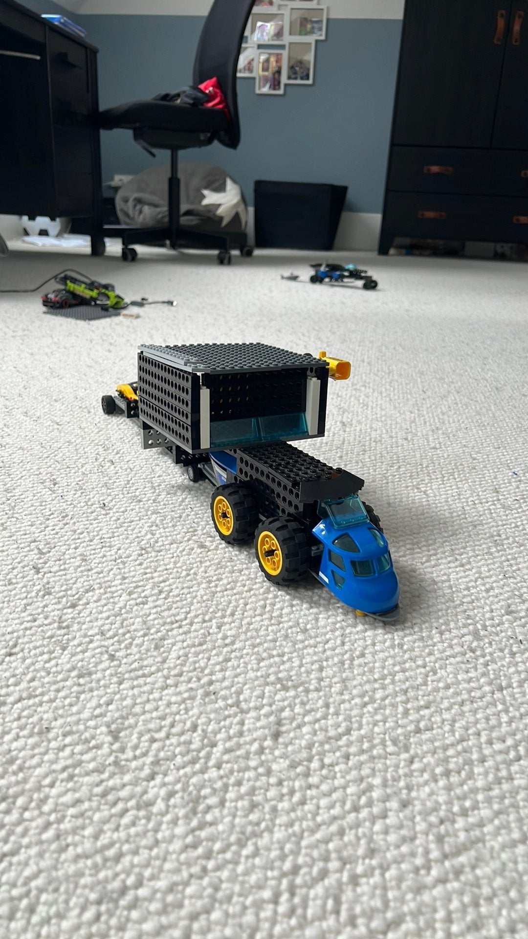 Lego auto, MOC (eigen creatie), Verzenden, Lego, Zo goed als nieuw