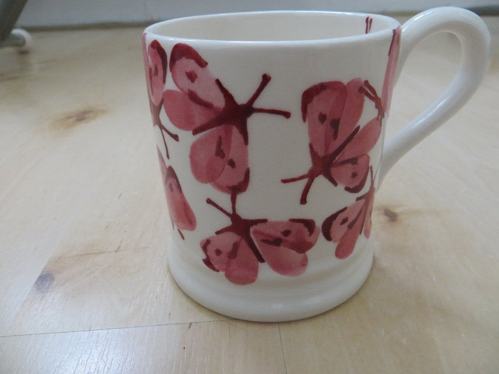 Emma bridgewater/vlinder/roze/thee/½ pt Mug pink butterfly, Overige typen, Nieuw, Ophalen of Verzenden, Overige stijlen