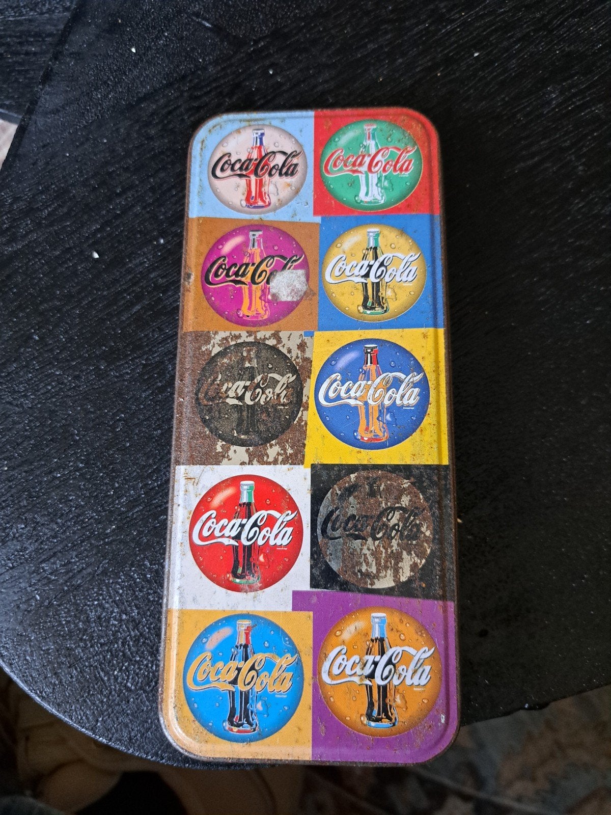 Vintage Coca-Cola blikje - Retro design, Verzamelen, Ophalen of Verzenden, Gebruikt, Overige, Overige merken