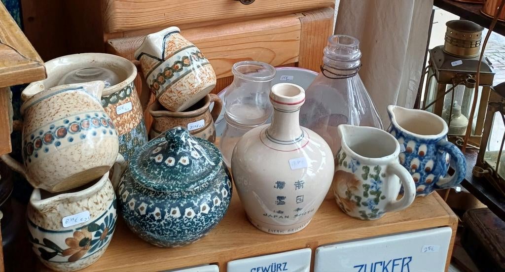 Bunzlau melkkannetjes, Ophalen of Verzenden