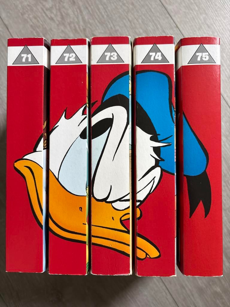 Donald Duck Dubbelpocket 71-75 - Complete reeks, Boeken, Stripboeken, Complete serie of reeks, Ophalen, Zo goed als nieuw
