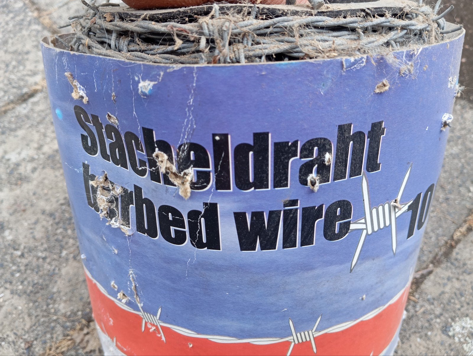 Rol prikkeldraad 100 m, Tuin en Terras, Ophalen, Nieuw
