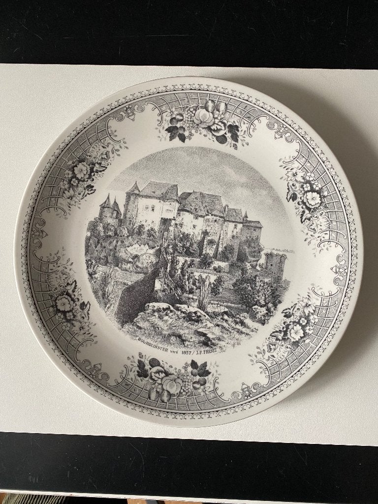 Antiek bord van Villeroy & Boch-Luxemburg 1857, Ophalen of Verzenden