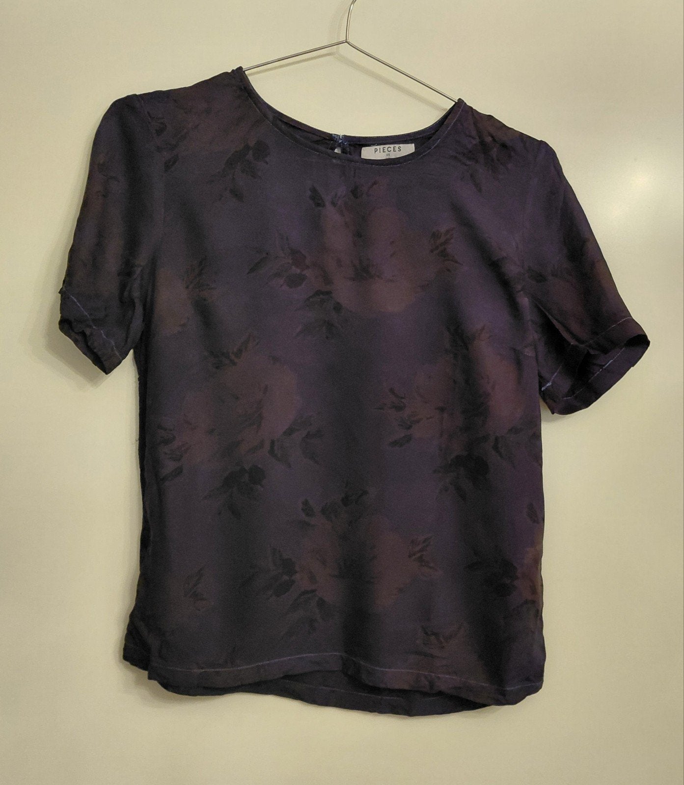 Pieces blouse met print, Verzenden, Zo goed als nieuw, Maat 34 (XS) of kleiner