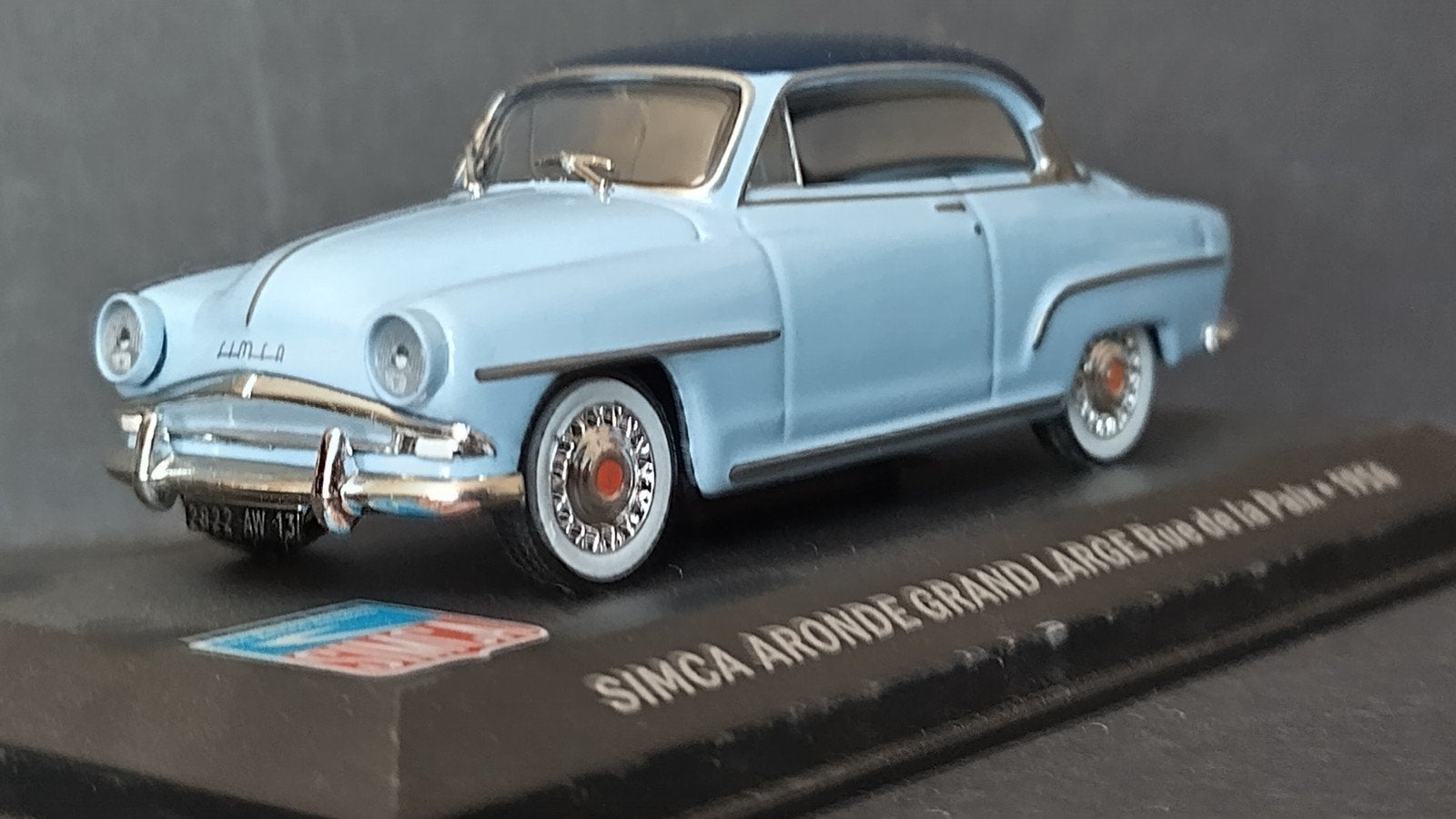 Simca Aronde Grand Large Rue de la Paix 1956 1:43 Altaya Pol, Overige merken, Auto, Verzenden, Nieuw