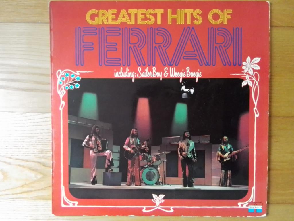 LP: Ferrari-Greatest Hits met Sailor Boy, Exodus, Mary Ann., Ophalen of Verzenden, Gebruikt