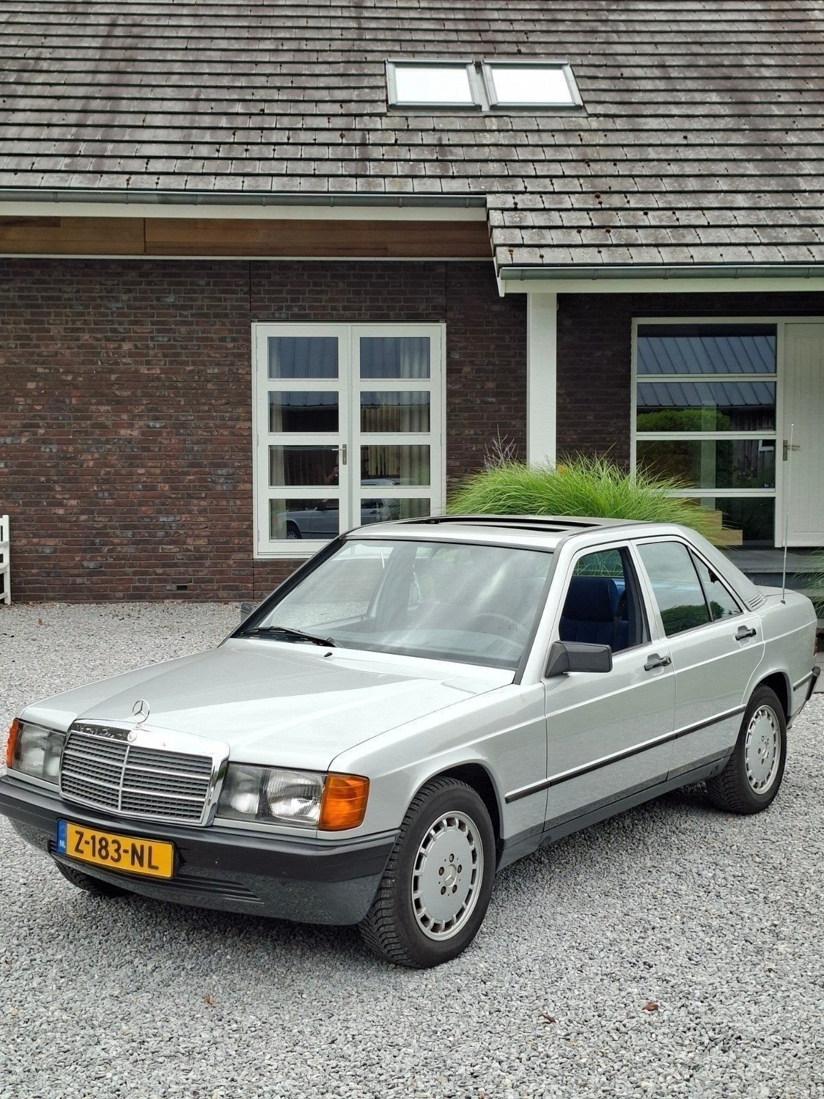 mercedes 190E AIRCO Schuifdak pullman putdeksel velgen Apk, Auto's, Automaat, 122 pk, Particulier, Metallic lak