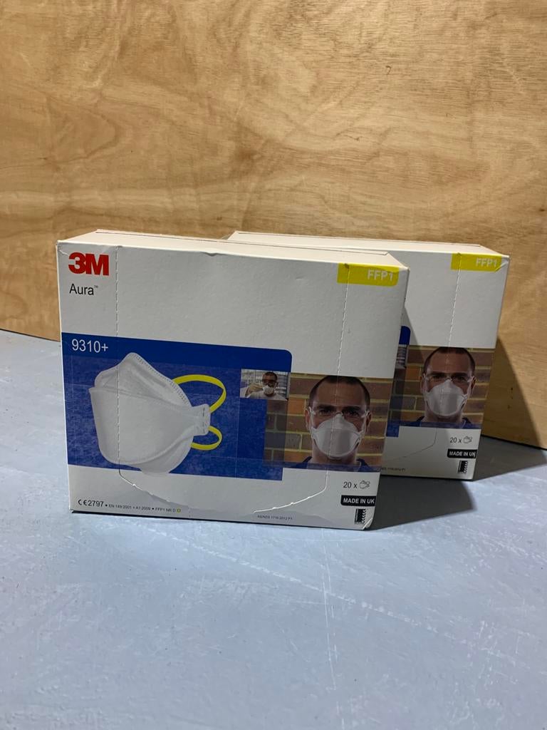 Stofmaskers 3m 9310+ FFP1 20 stuks, Stofmaskers, Nieuw, 3M, 3M