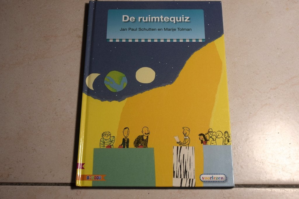 De ruimtequiz / Jan Paul Schutten, Boeken, Kinderboeken | Kleuters, Gelezen, Fictie algemeen, Voorleesboek, Ophalen of Verzenden