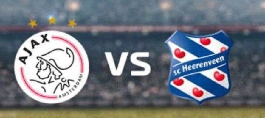 Ajax-Heerenveen 2x vak 019 naast elkaar Field Seats, Losse kaart, Twee personen, Augustus