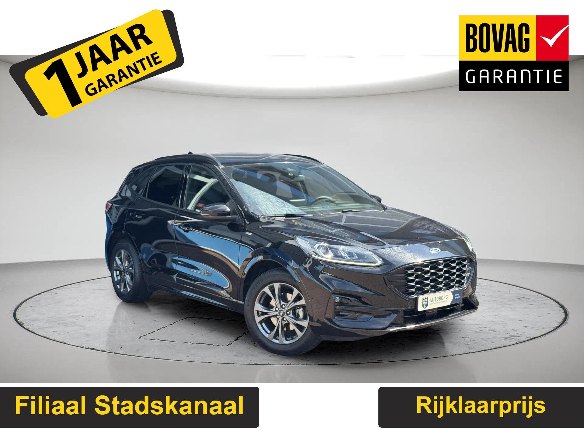 Ford Kuga 1.5 EcoBoost ST-Line X, Auto's, 15 km/l, Euro 6, 4 cilinders, Zwart