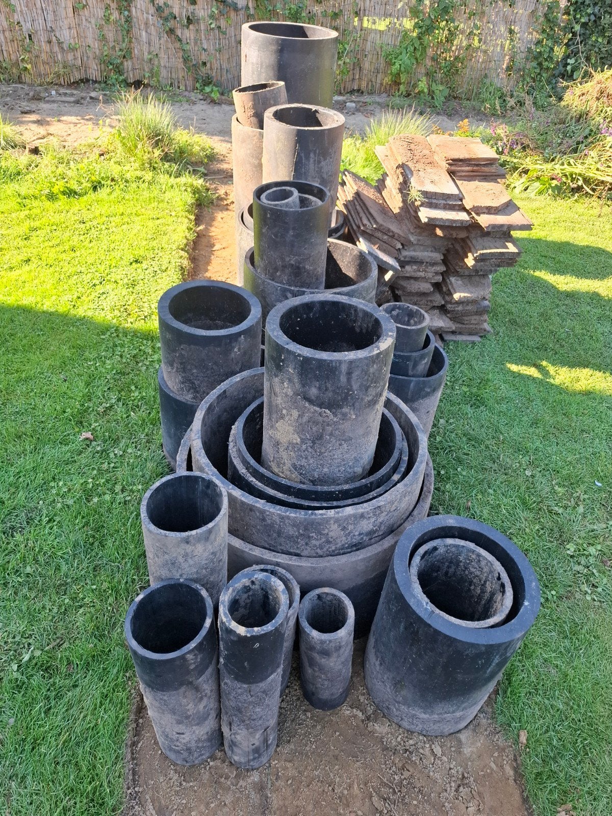 Diverse PVC buizen en drainagebuizen, Ophalen, Gebruikt