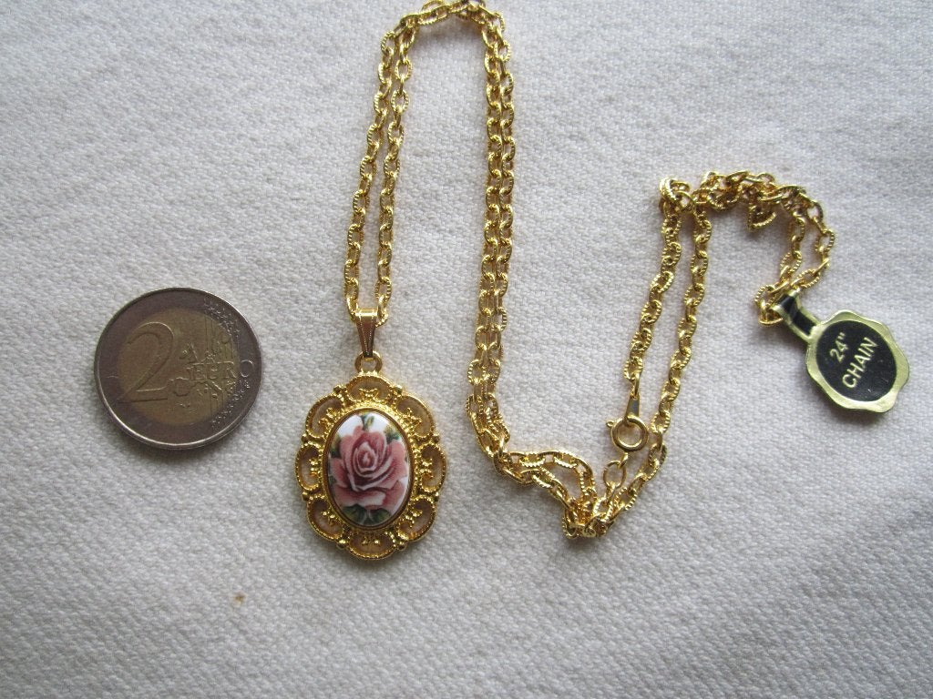 14.  Mooi oud kettinkje,  60 cm., Ophalen, Overige materialen, Ketting