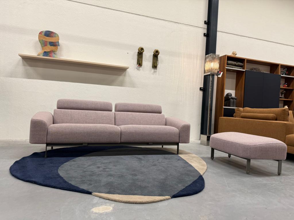 Nieuw Harvink Custum Bank 3,5 zits design Hocker Stof Poef, Huis en Inrichting, Harvink, 75 tot 100 cm, Rechte bank, Stof