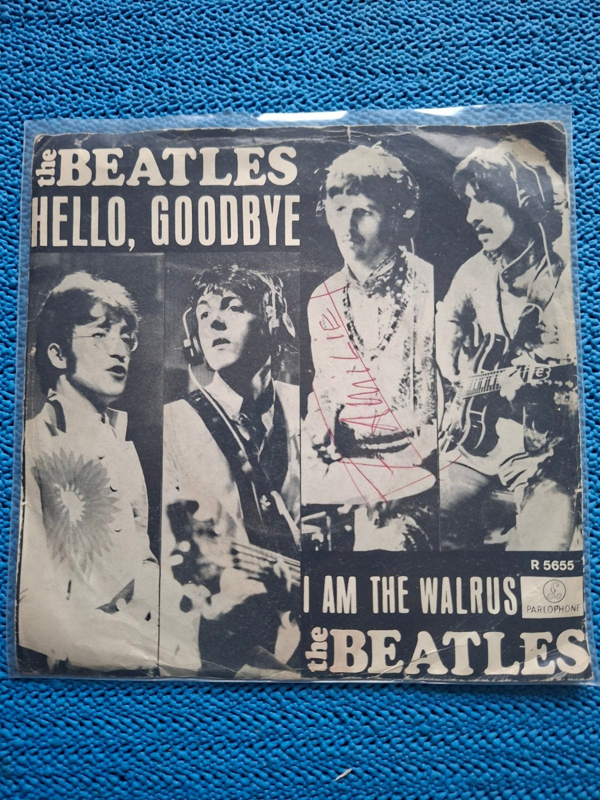 The Beatles - Hello, Goodbye / I Am The Walrus ), Gebruikt, Originele persing, 7 inch, Ophalen of Verzenden