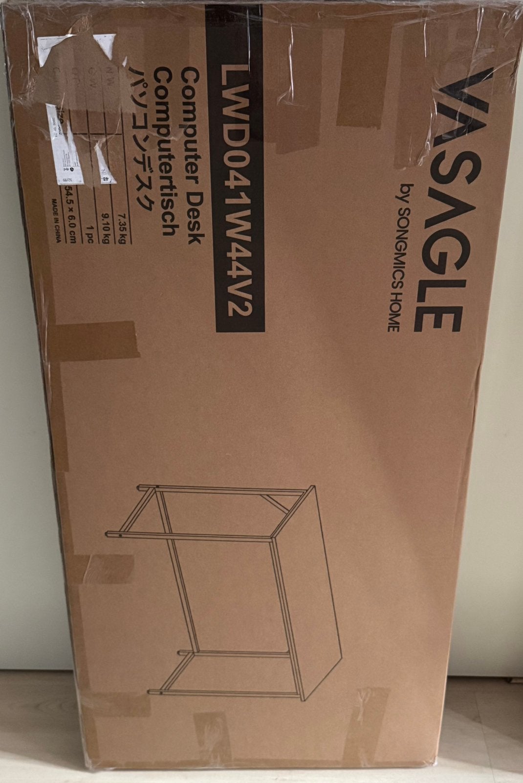 Computer Tafel , Wit, Huis en Inrichting, Bureaus, Ophalen, Zo goed als nieuw