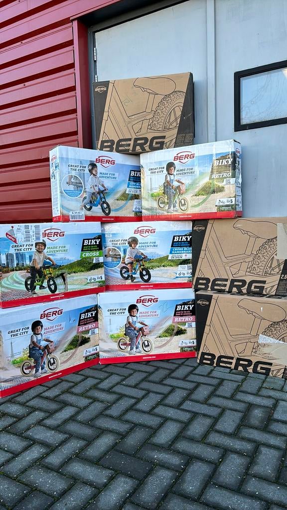 Berg Biky loopfietsen - Diverse modellen vanaf €69 in doos, Kinderen en Baby's, Speelgoed | Buiten | Voertuigen en Loopfietsen