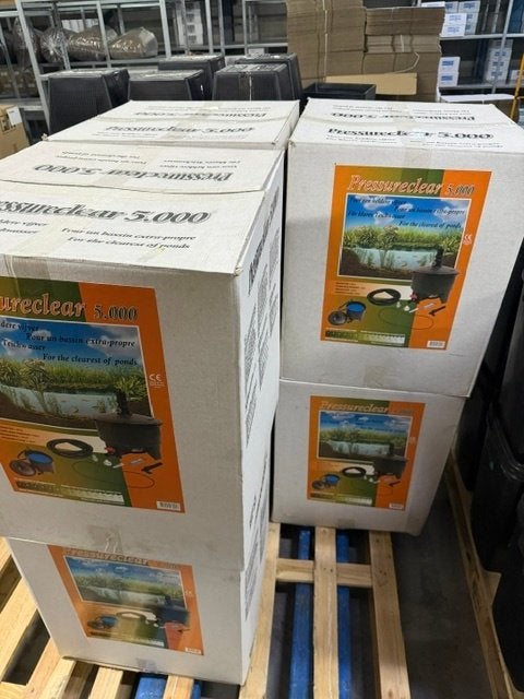Drukfilters Pressure Clear 5000 nieuw in de doos, Ophalen, Nieuw, Vijverfilter