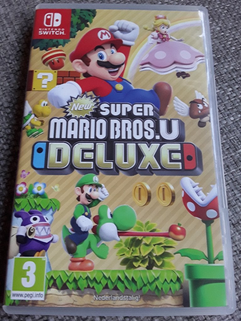 Nintendo Switch Game New Super Mario Bros U Deluxe, Avontuur en Actie, Ophalen of Verzenden, Zo goed als nieuw, 3 spelers of meer