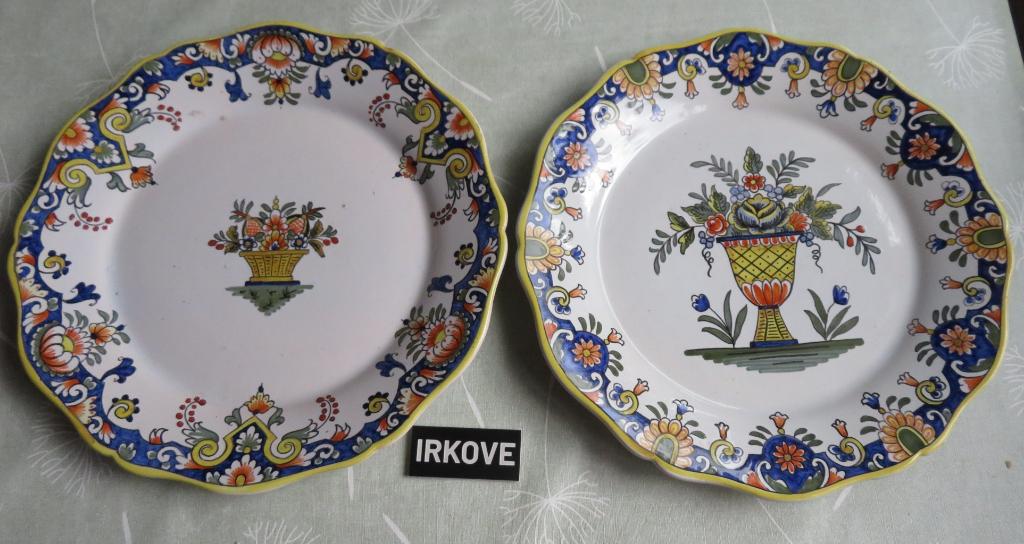 DRIE MOOIE ROUEN WANDBORDEN * Keramiek *, Antiek en Kunst, Verzenden