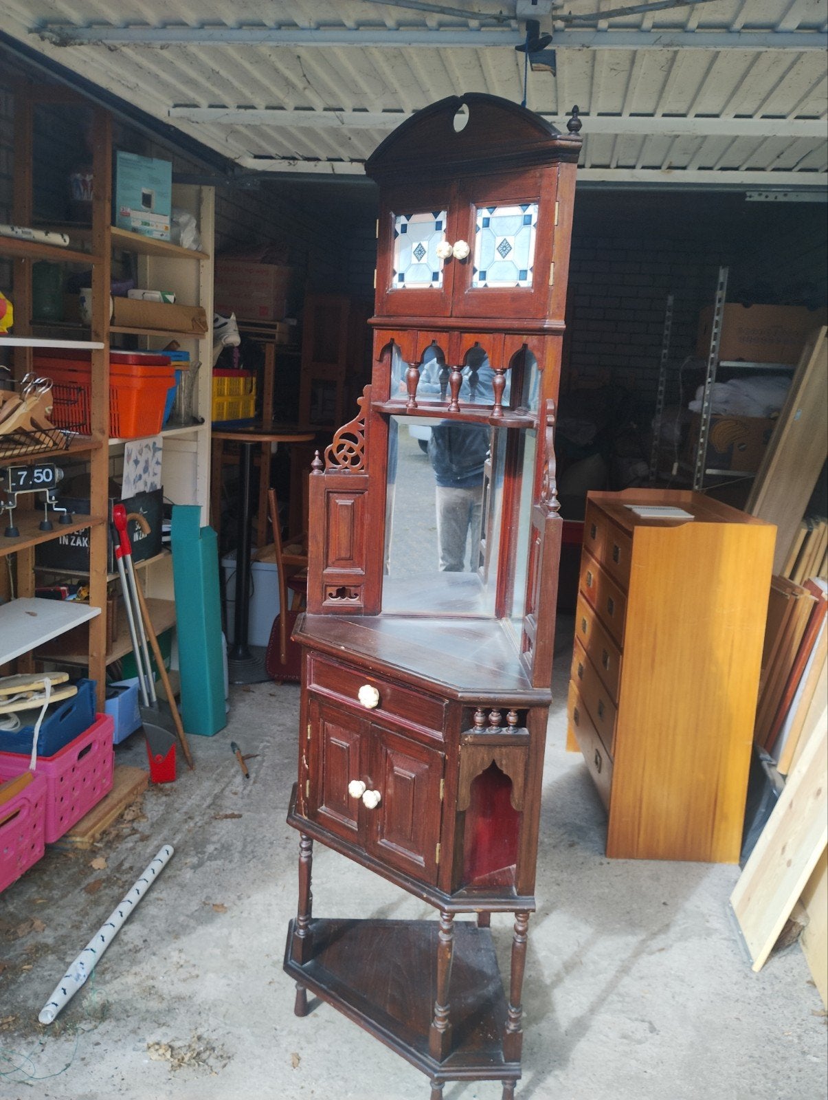 Indonesische Hoekbuffetkast - Perfecte Staat, Ophalen