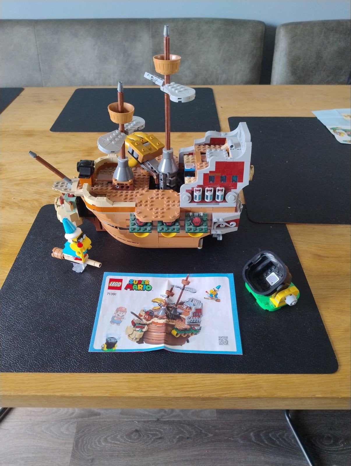 LEGO Super Mario 71391 Bowsers Luchtschip, Overige thema's, Lego, Ophalen of Verzenden, Zo goed als nieuw