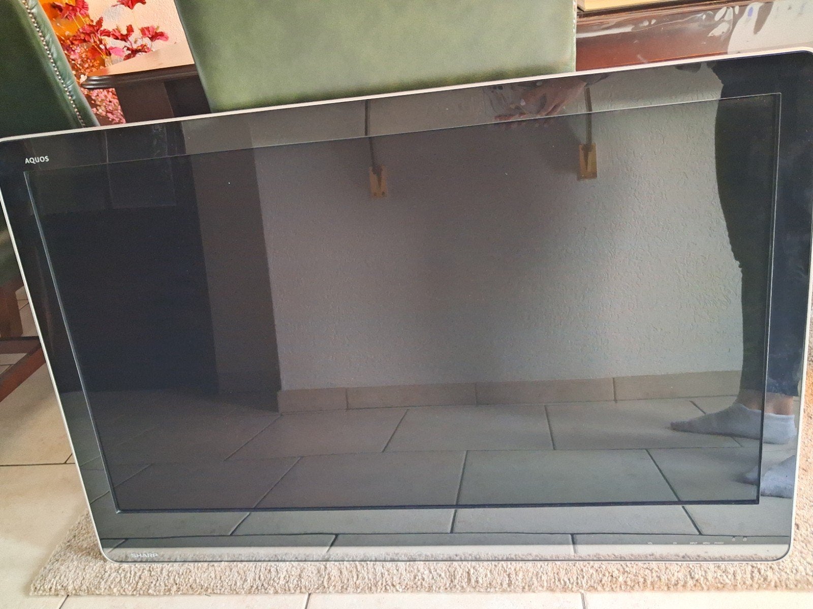 Sharp Aquos LCD TV LC-46LE810E - 46 inch Full HD, Ophalen, Gebruikt, 50 Hz, LCD