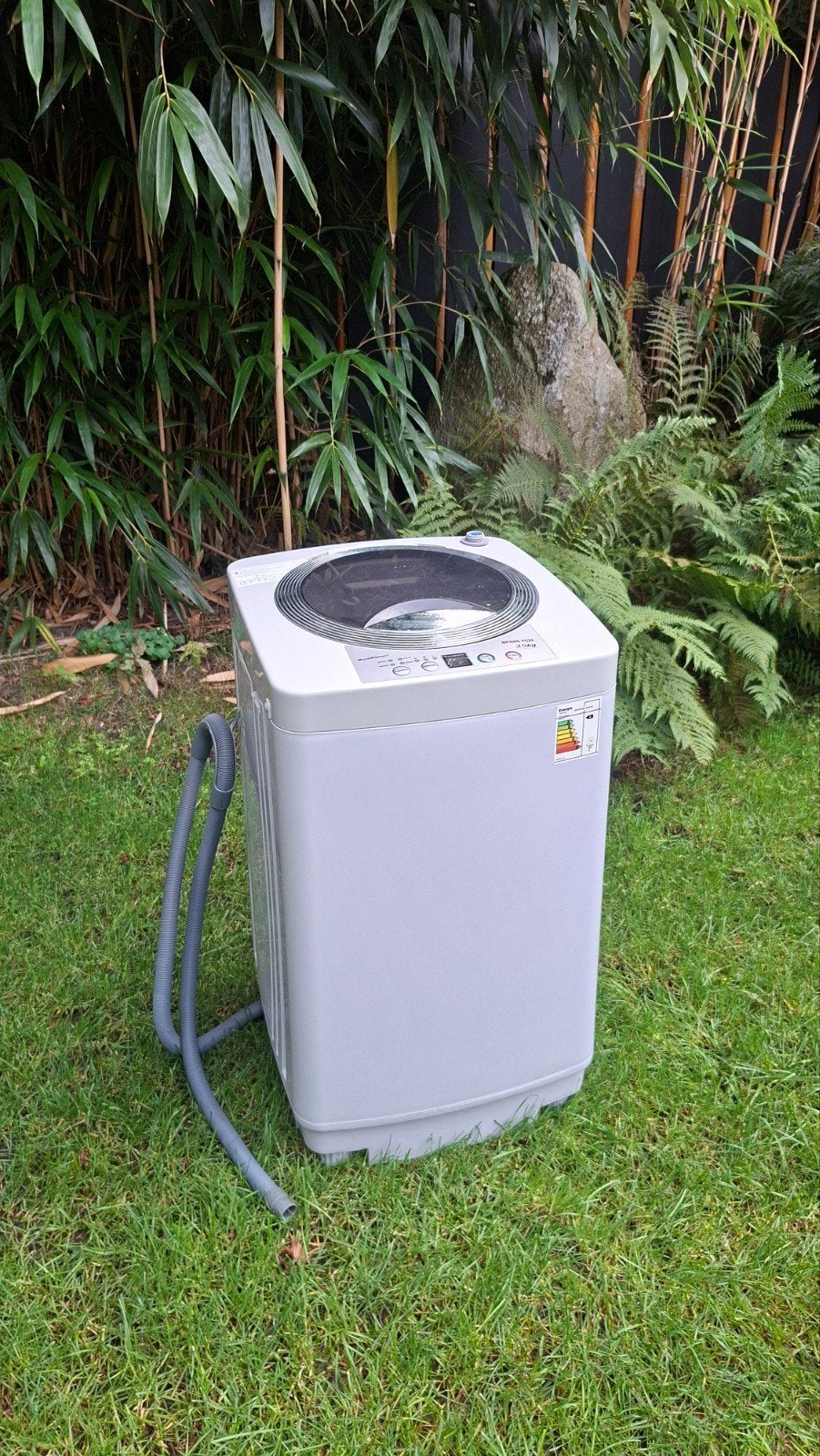 Compacte camping wasmachine BFN09-1520 - 3.5 kg, Witgoed en Apparatuur, Wasmachines, Ophalen, Minder dan 1200 toeren, Minder dan 85 cm