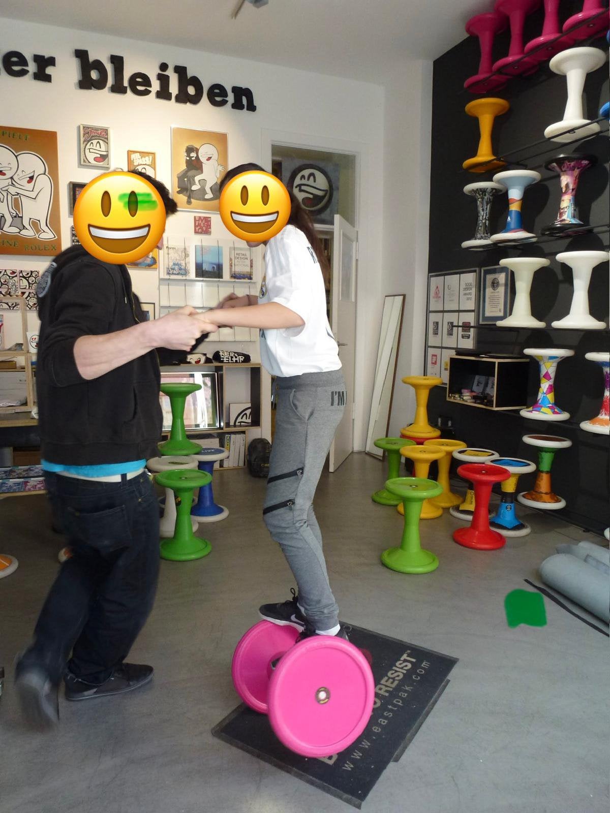 Salzig Sporthocker - Balans en Fitness Kruk, Ophalen, Gebruikt