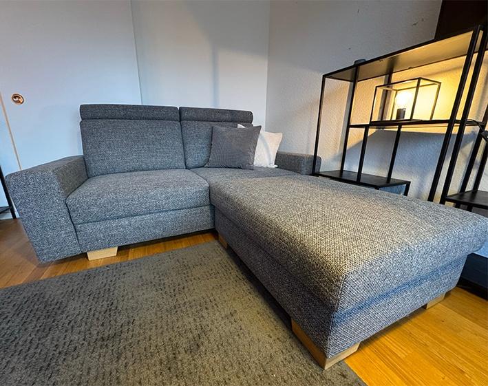 Sörvallen 2-seater sofa + footstool and headrests, Ophalen, 100 tot 125 cm, Tweepersoons, Zo goed als nieuw
