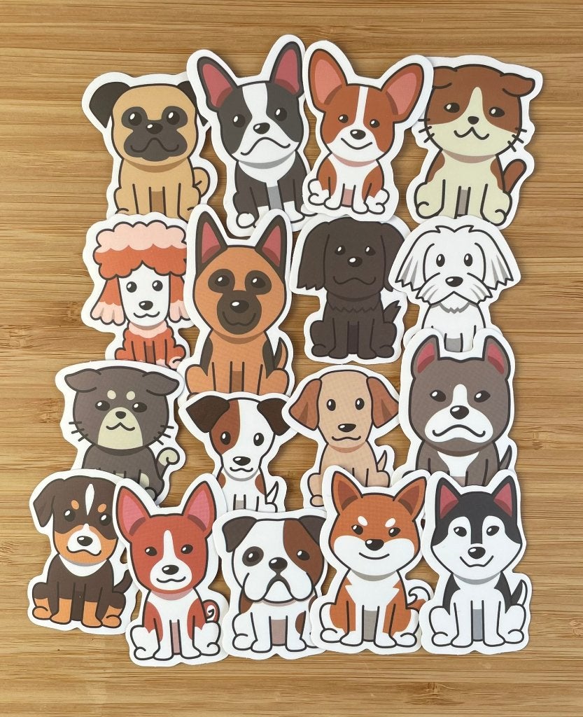 Honden stickers, Verzenden, Nieuw, Meerdere stickers