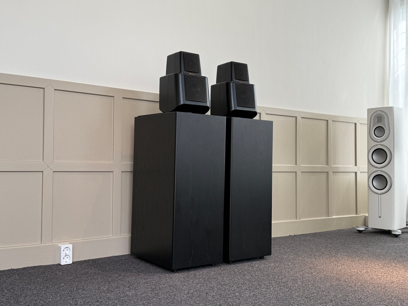 KEF Reference 107 + Kube Active Low-Level Equalizer, Overige merken, Gebruikt, Ophalen of Verzenden, /
