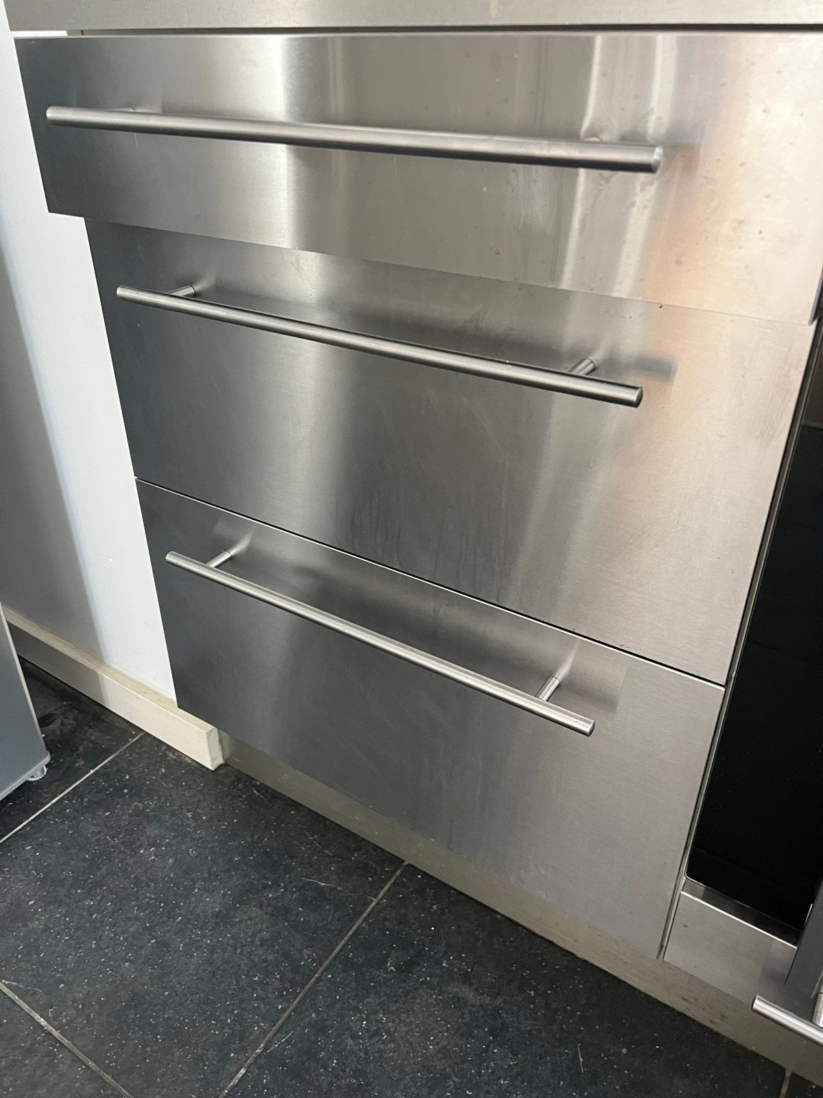 Ikea Faktum RVS Lades - Diverse Maten (Gebruikt), IKEA, Zilver, Ophalen of Verzenden, Metaal