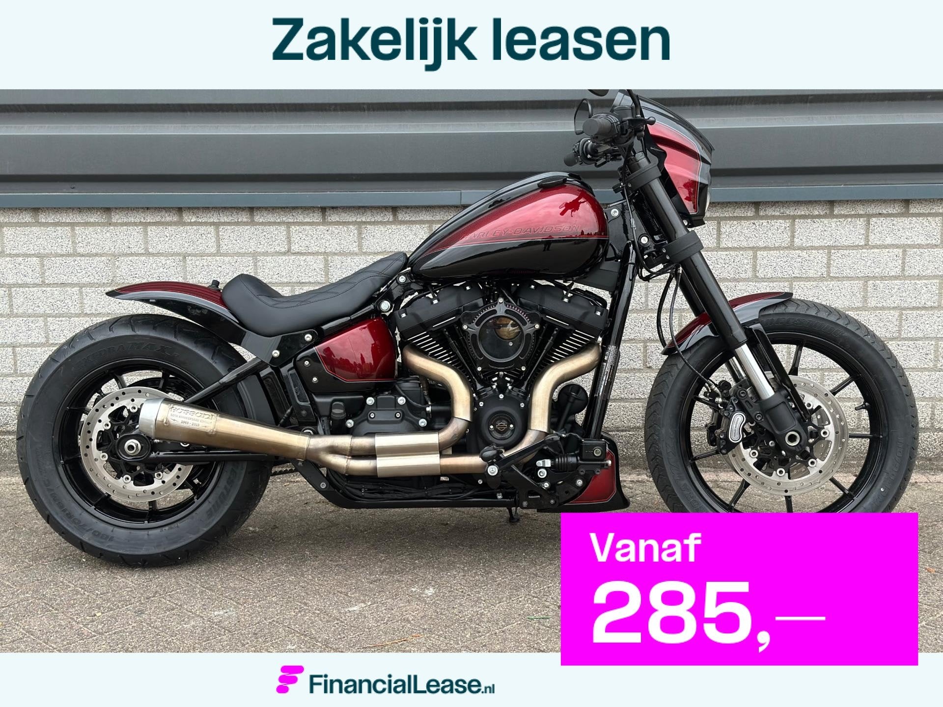 Harley Davidson FXLRS Low Rider S 117M8 CUSTOM BTW MOTOR! 20, LED Verlichting, Chopper, Bedrijf, Meer dan 35 kW