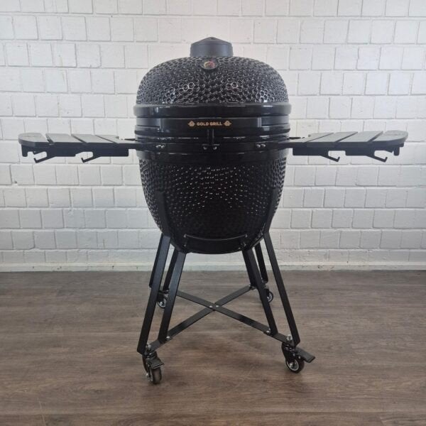 Gold Grill keramische kamado barbeque Black Egg 23 inch, Ophalen of Verzenden, Nieuw, Komado Urban Chef, Met accessoires