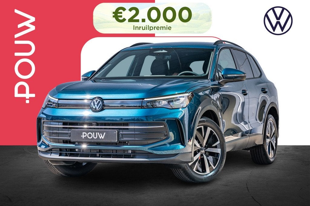 Volkswagen Tiguan 1.5 eHybrid 204pk Life Edition | Trekhaak, Auto's, 12 maanden, Stof, 1498 cc, Plug-in hybride