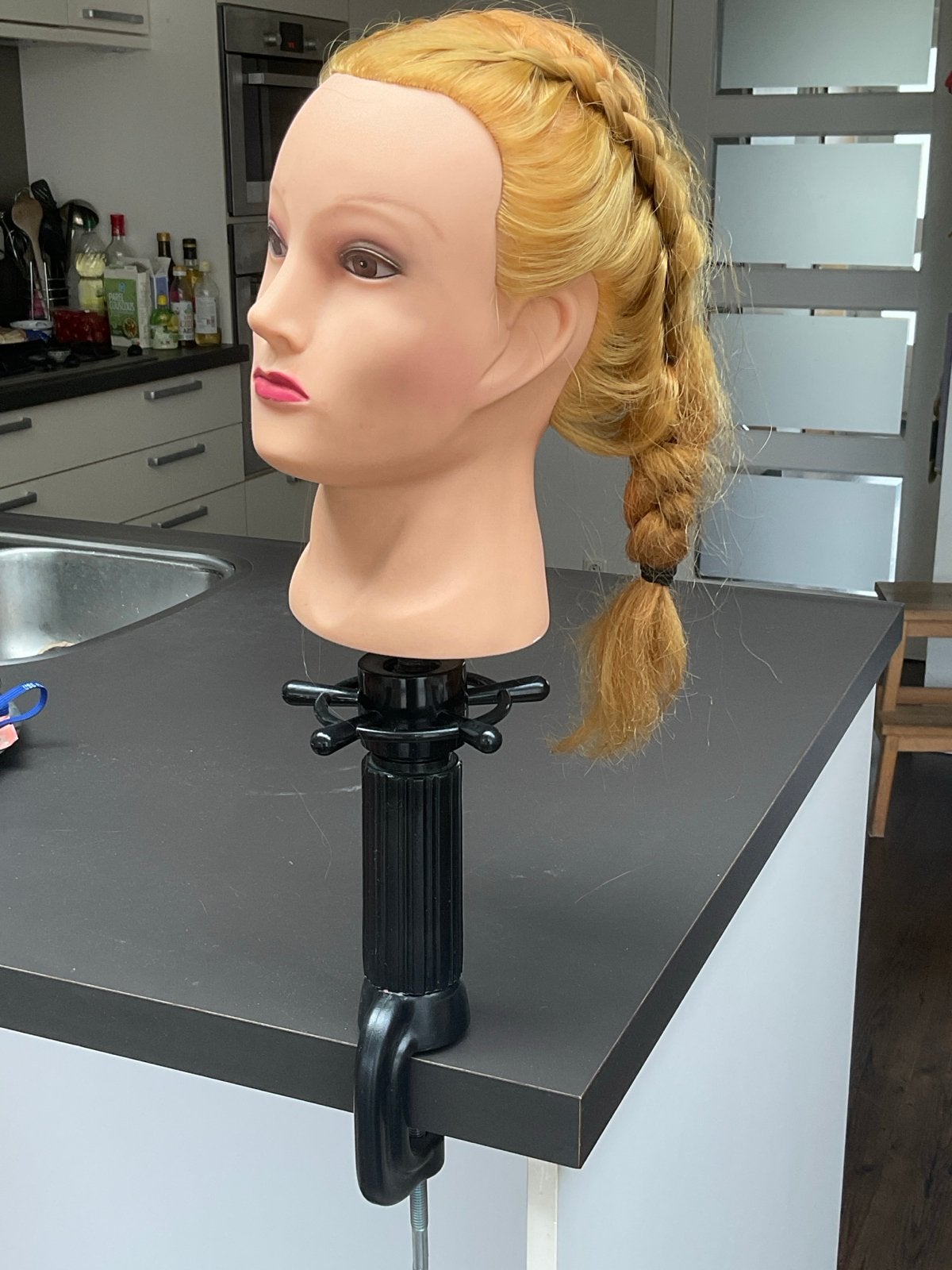 Kapperspop met lang haar professioneel model, Ophalen of Verzenden, Zo goed als nieuw, Overige typen