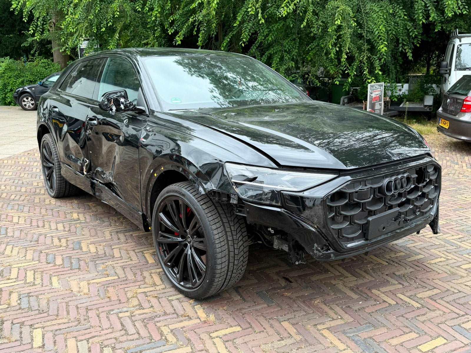 Gezocht voor Audi Q8 2025 complete v.bumper,koelerpakket, Auto-onderdelen, Ophalen of Verzenden, Audi