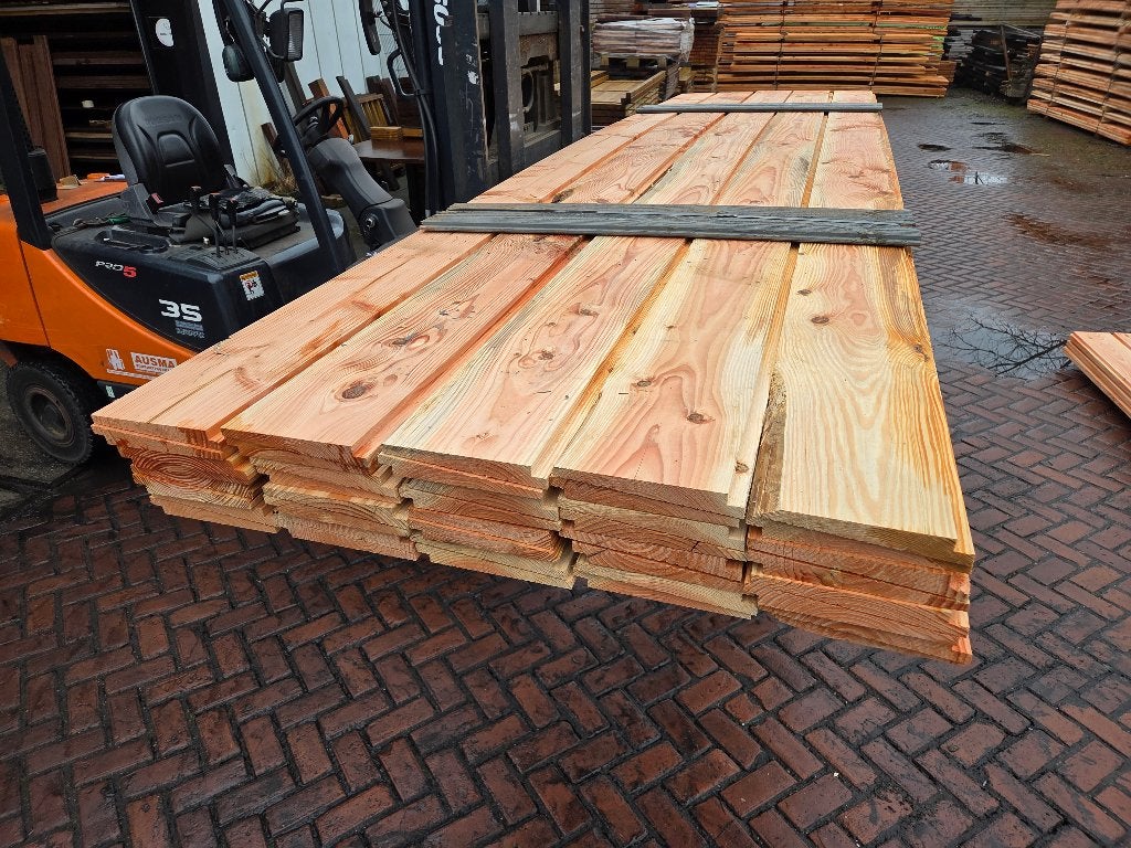 28.8 m2 Douglas Zweeds rabat/ 40 stuks 4.00 m lang nr: TP153, Ophalen, Nieuw, 250 cm of meer, Planken