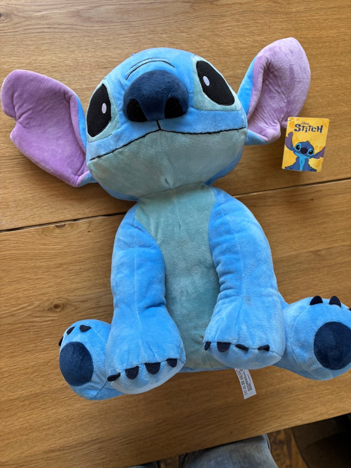 Knuffel zgan Stitch groot, Kinderen en Baby's, Speelgoed | Knuffels en Pluche, Ophalen, Zo goed als nieuw, Overige typen