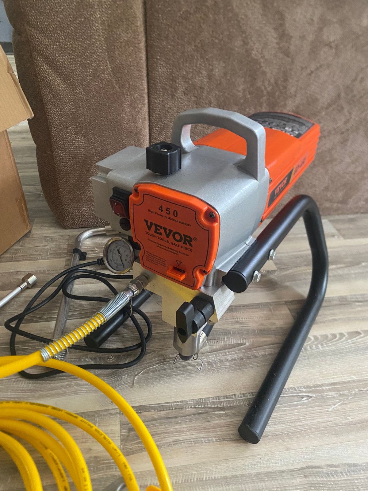 Vevor Airless Spuitmachine 1500W Nieuw, Doe-het-zelf en Verbouw, Schildersmaterialen, Ophalen of Verzenden, Zo goed als nieuw