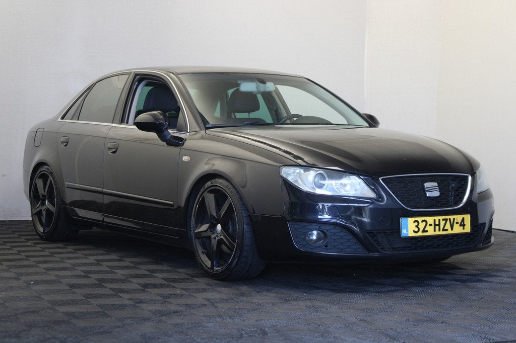 SEAT Exeo 1.8 Style (bj 2009), Auto's, Euro 5, Gebruikt, Zwart, 4 cilinders