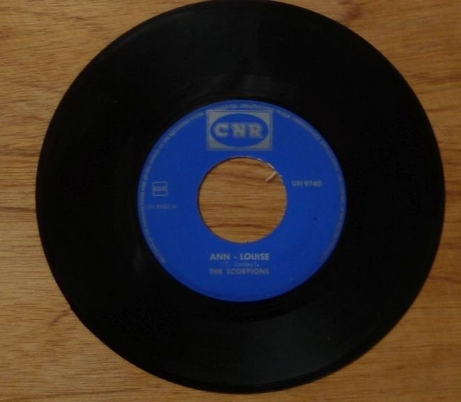 oude jaren -60 JUKEBOX single SCORPIONS ann-louise, Cd's en Dvd's, Gebruikt, 7 inch, Ophalen of Verzenden, Pop